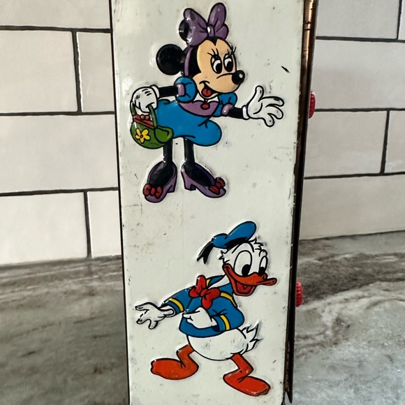 Vintage metal Mickey Mouse piggy bank safe - Picture 2 of 9
